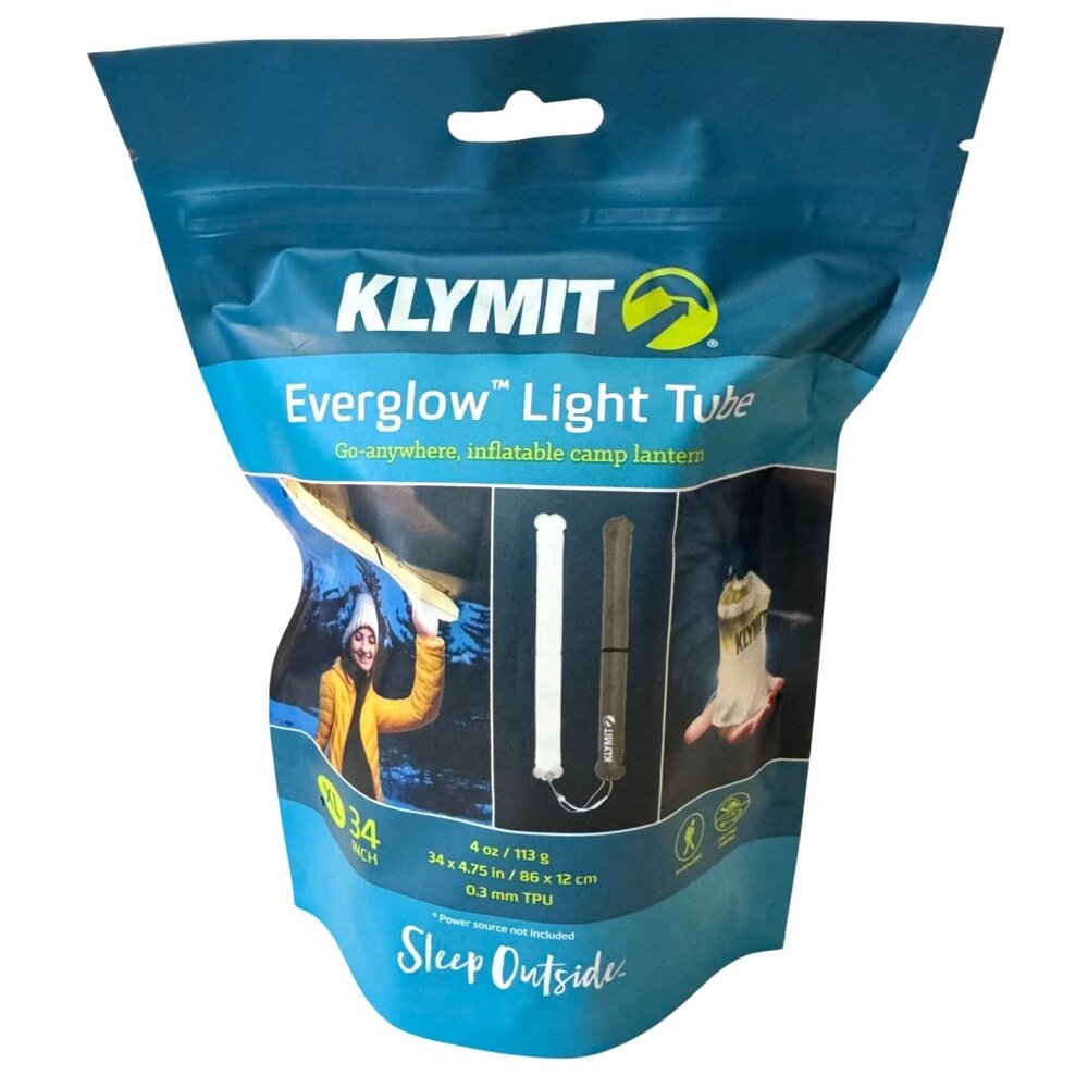 Klymit Everglow™ Light Tube Inflatable Camp Lantern XL 34 inches